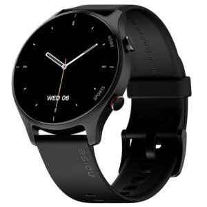 Smart Watch with Bluetooth Calling, 1.38" TFT Display, up-to 7 Days Battery, 100+ Watch Faces, IP68, Heart Rate Monitor, Sleep Tracking (Jet Black)