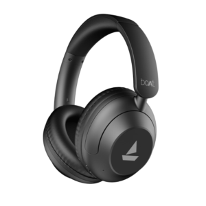 boAt Rockerz 650 Pro, Touch/Swipe Controls, Dolby Audio, 80Hrs Battery, 2Mics ENx, Fast Charge, App Support, Dual Pair, Bluetooth Over Ear Headphones with Mic (Iris Black)